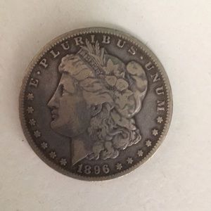 1896-O Morgan Silver Dollar